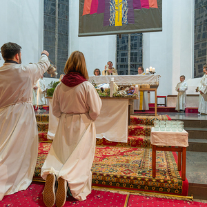 Abendmahlfeier in der Pfarrkirche