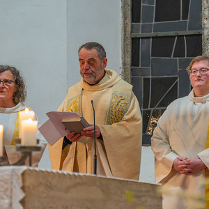 Abendmahlfeier in der Pfarrkirche