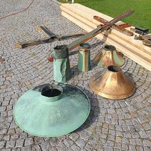 Die Einzelteile der Turmkapsel