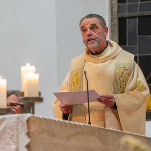 Abendmahlfeier in der Pfarrkirche