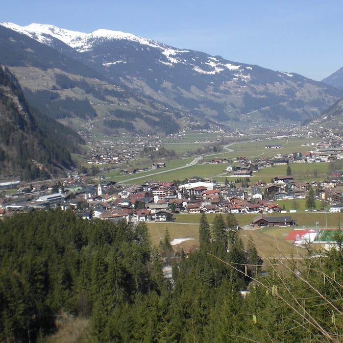 Aussicht auf Mayrhofen