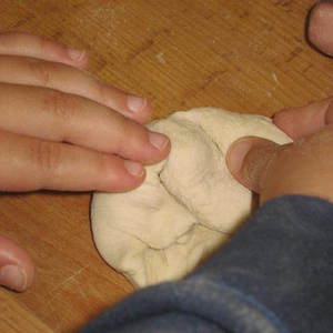 Kindergarten besucht Bäckerei