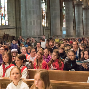 JuMiläum – Großes Kinderfest zu 70 Jahre Jungschar in Linz1.500 MinistrantInnen, Jungscharkinder und GruppenleiterInnen feierten am Samstag, 20. Mai 2017 den 70. Geburtstag der Katholischen Jungschar in der Linzer Innenstadt. Der gemeinsame Gottesdi