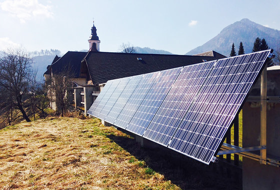 Photovoltaikanlage Pfarre Grünau im Almtal.