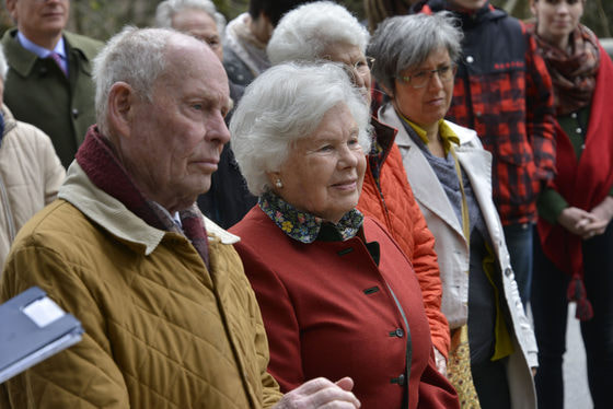 Hanns von Holzhausen mit seiner Frau Maria Magdalena, Erzherzogin von Österreich.