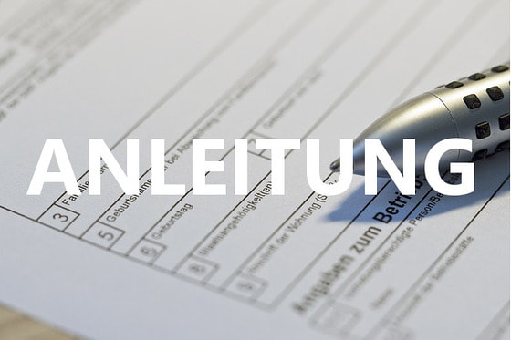 Anleitung Erhebungsblatt