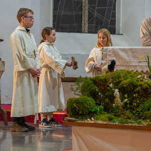 Abendmahlfeier in der Pfarrkirche