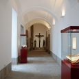 Neugestalteter Kreuzgang Stift Schlägl   