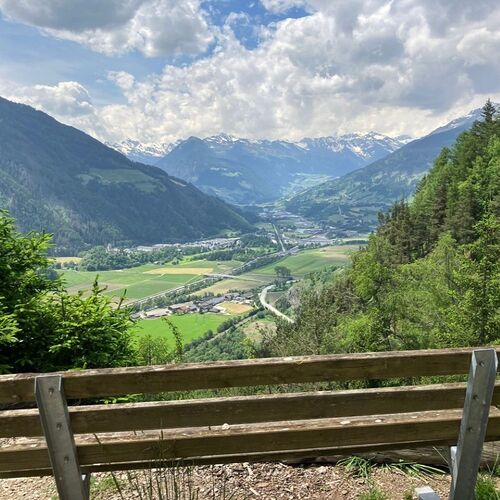 Wipptal-Südtirol Blick auf Sterzing Richtung Ratschings und Ridnaun / © Irene Vieider