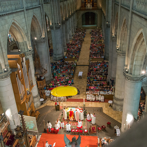 JuMiläum – Großes Kinderfest zu 70 Jahre Jungschar in Linz1.500 MinistrantInnen, Jungscharkinder und GruppenleiterInnen feierten am Samstag, 20. Mai 2017 den 70. Geburtstag der Katholischen Jungschar in der Linzer Innenstadt. Der gemeinsame Gottesdi
