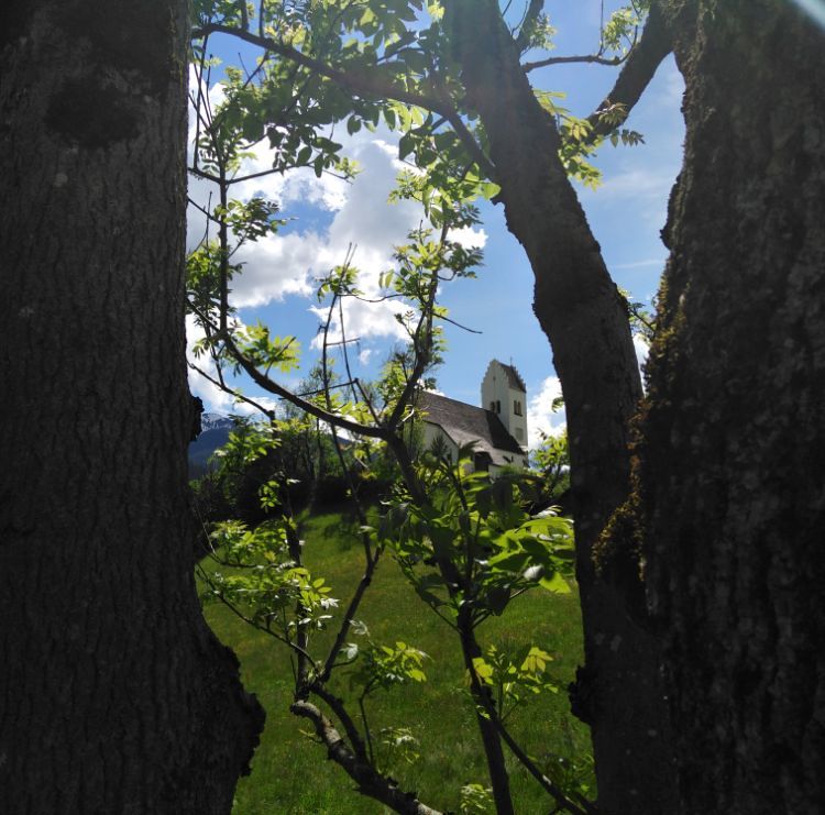 Blick auf die Kirche St. Georgen