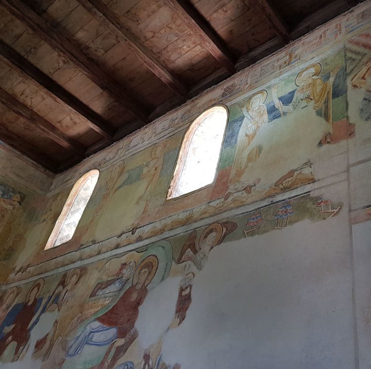 Historische Fresken in der Johanneskapelle Pürgg