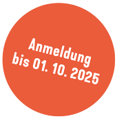 Anmeldung bis 1. Oktober 2025