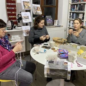 Rockaroas in der Bibliothek
