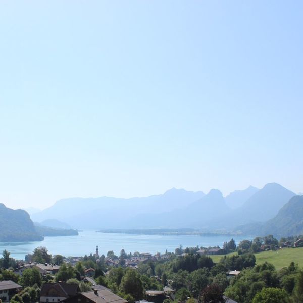 Blick auf den Wolfgangsee / Sara Gerner Blick auf den Wolfgangsee