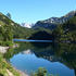 Spiegelung im Lahngangsee. 